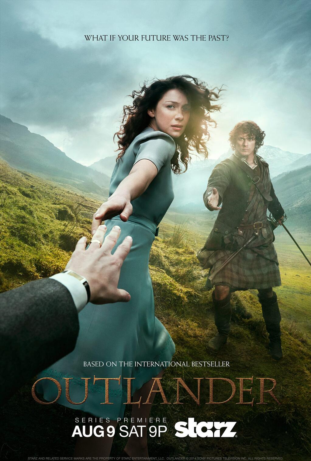 'Outlander' Starz poster with key art