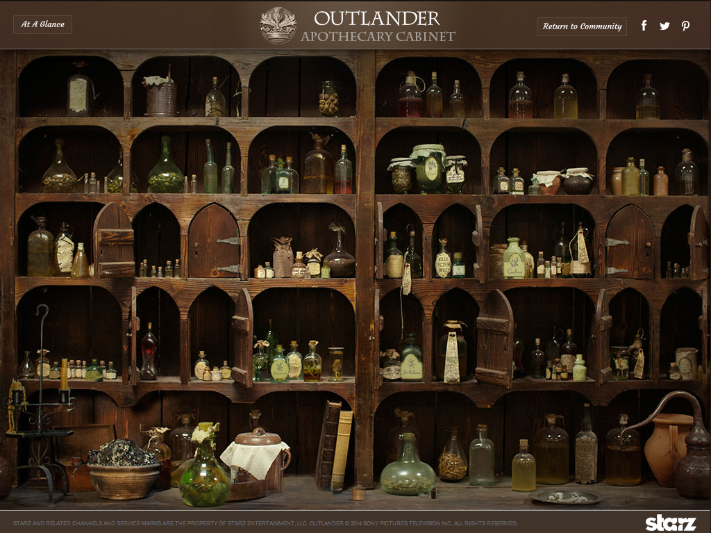 Claire's Apothecary Cabinet