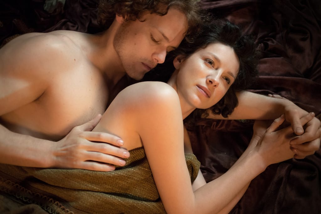 'Outlander' Season 1B, Jamie Fraser (Sam Heughan) and Claire Randall Fraser (Caitriona Balfe)