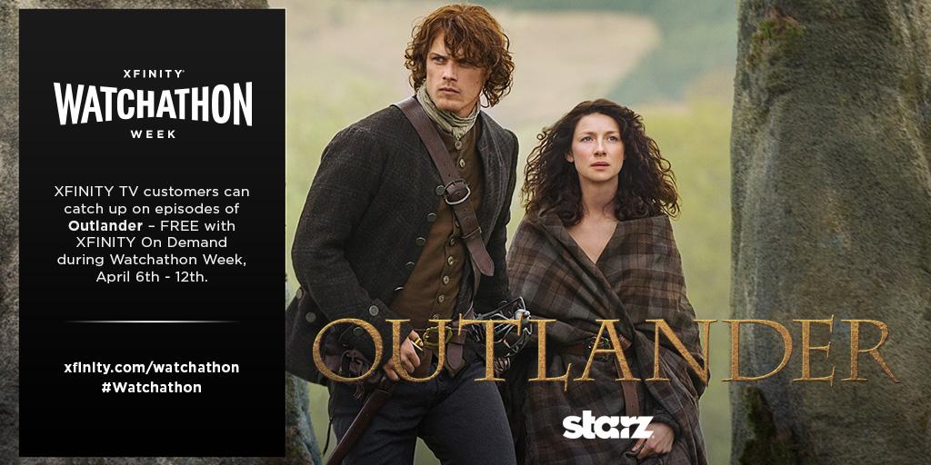 XFINITY Watchathon Week includes sweepstakes with ‘Outlander’-themed trip